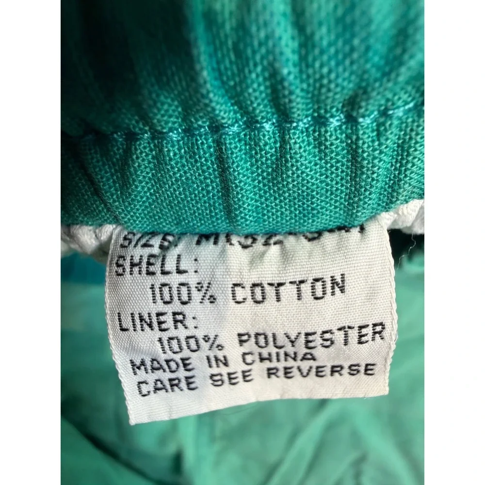 David Taylor Mens Teal Green Striped Swim Trunks Cotton Mesh Lined check photos